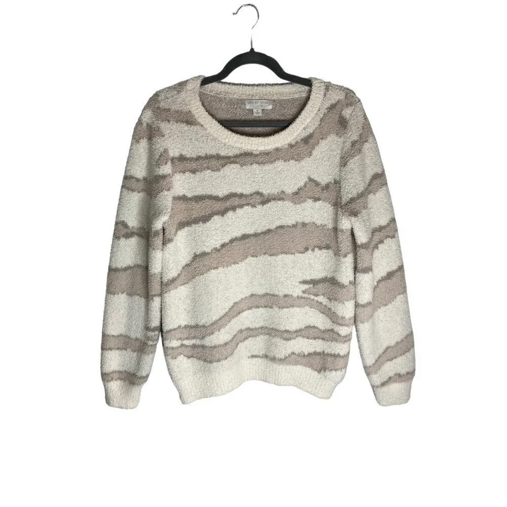 Barefoot Dreams Zeba Cozy Chic Crewneck Pullover-sz Medium